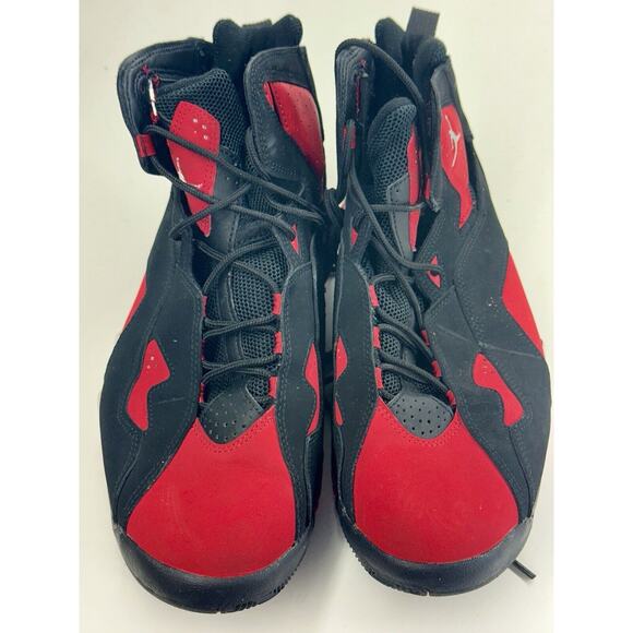 Nike Air Jordan True Flight Shoes Black University Red CU4933-001 Mens Size 10.5 - Picture 3 of 7